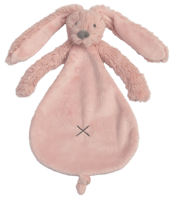 Schmusetuch Old Pink Rabbit Richie, 25 cm